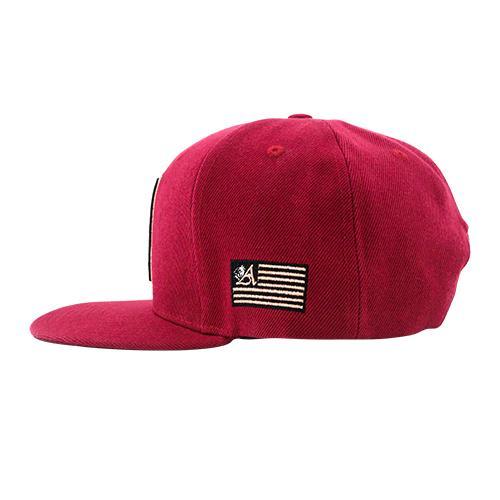 Avianne Burgundy Cap with Rose Logo