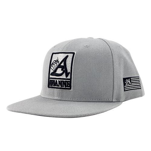 Avianne Gray Cap White Logo