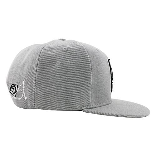 Avianne Gray Cap White Logo