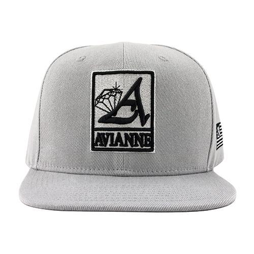 Avianne Gray Cap White Logo