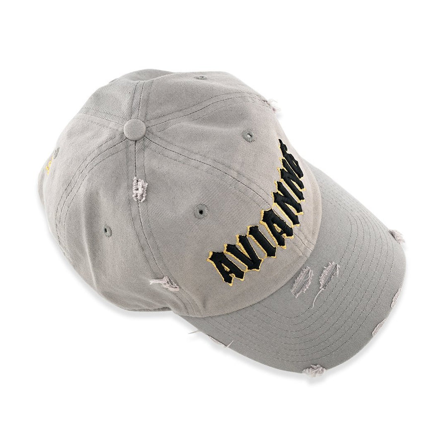 Avianne Gray Distressed Cap