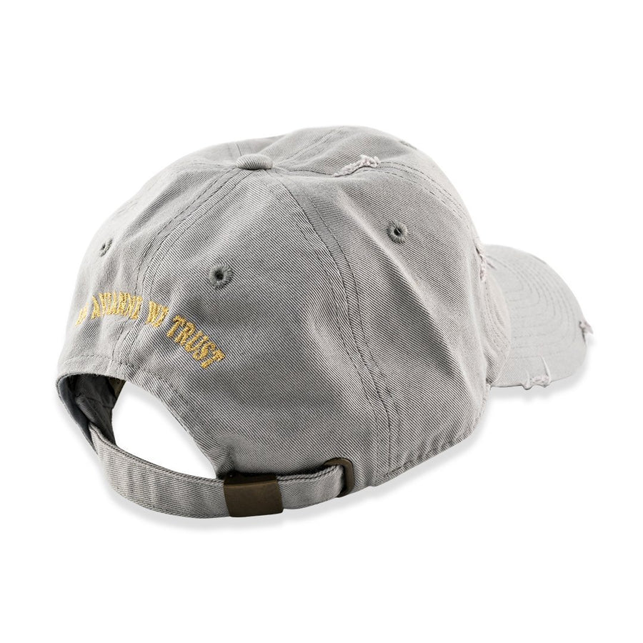 Avianne Gray Distressed Cap