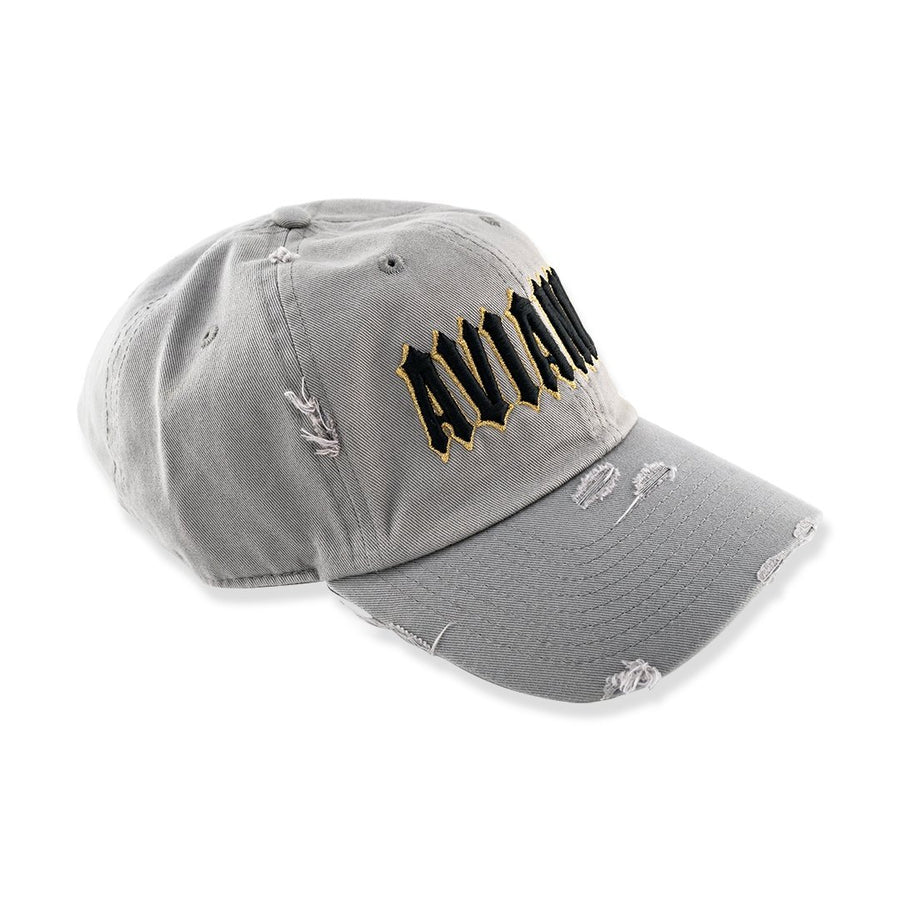 Avianne Gray Distressed Cap
