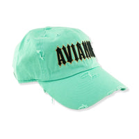 Thumbnail for Avianne Mint Green Distressed Cap