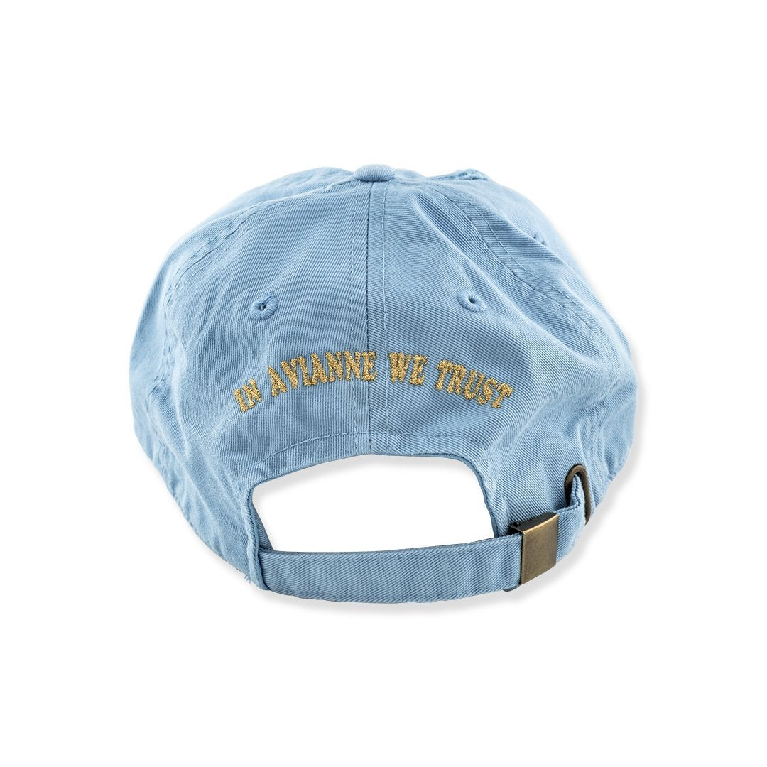 Avianne Sky Blue Distressed Cap