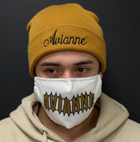 Thumbnail for Black and Tan Avianne Beanie