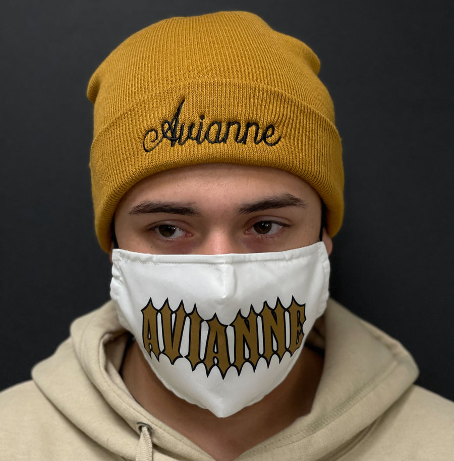 Black and Tan Avianne Beanie