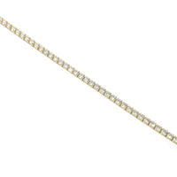 Thumbnail for Cubic Zirconia Tennis Chain in 10k Yellow Gold