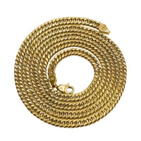 Thumbnail for Hollow Cuban Link Chain 10K Yellow Gold 6.75 MM