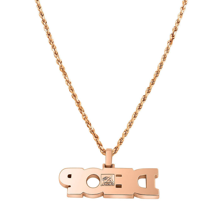 "DHOP" 4 Letter Diamond Name Plate