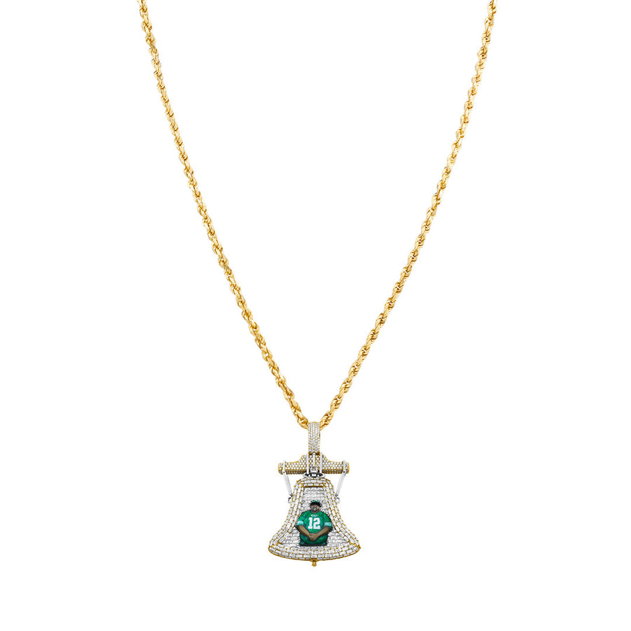 Diamond Baguette Memory Pendant