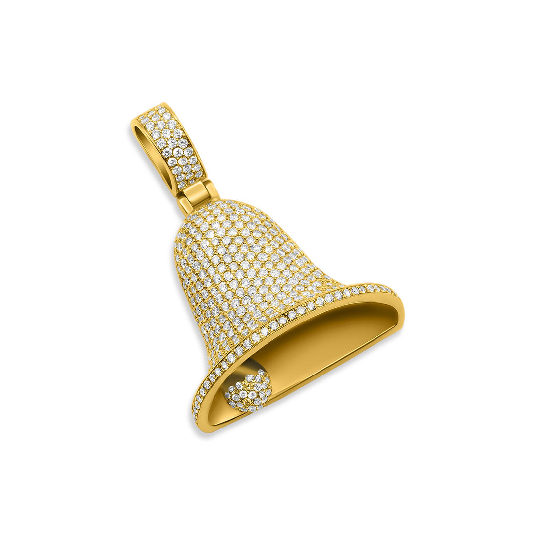 Bell Pandant 14K Diamond Bell Pendant 14.00 Ctw – Avianne Jewelers