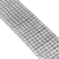 Thumbnail for 10K White Solid Gold Mens Diamond Bracelet 5.00 Ctw