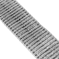 Thumbnail for 10K White Solid Gold Mens Diamond Bracelet 5.00 Ctw