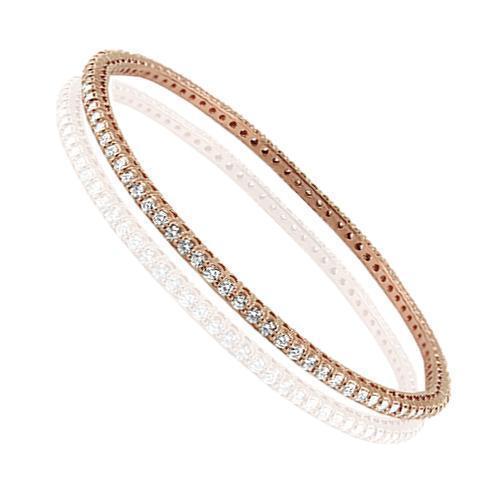 Diamond bangle bracelet set Clearance