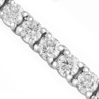 Thumbnail for 14K White Solid Gold Womens Diamond Tennis Bracelet 10.77Ctw