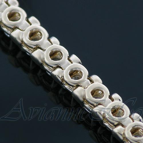 14K Yellow Solid Gold Womens Diamond Tennis Bracelet 3.00 Ctw