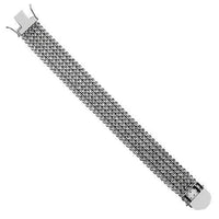 Thumbnail for Diamond Five Row Tennis Bracelet in 14k White Gold 7 Ctw