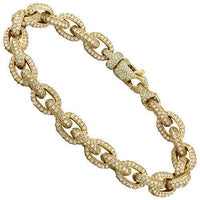 Thumbnail for Diamond Harmony Bracelet in 14k Yellow Gold 19 Ctw