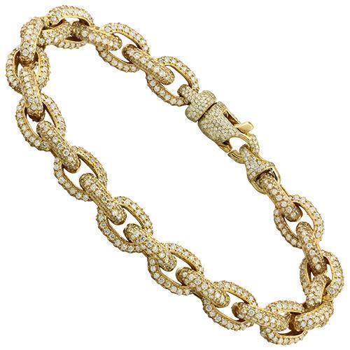 Diamond Harmony Bracelet in 14k Yellow Gold 19 Ctw