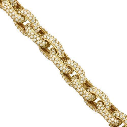 Diamond Harmony Bracelet in 14k Yellow Gold 19 Ctw