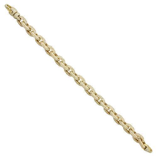 Diamond Harmony Bracelet in 14k Yellow Gold 19 Ctw