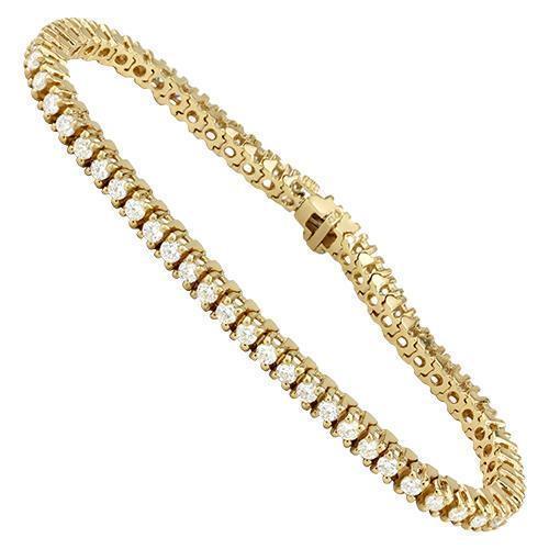 Diamond Tennis Bracelet 14k Yellow Gold 6 Ctw