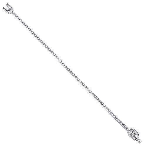Diamond Tennis Bracelet in 14k White Gold 5 Ctw