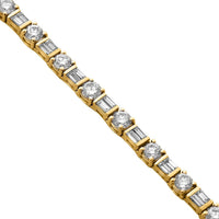 Thumbnail for Diamond Tennis Bracelet in 14k Yellow Gold 10.15 Ctw