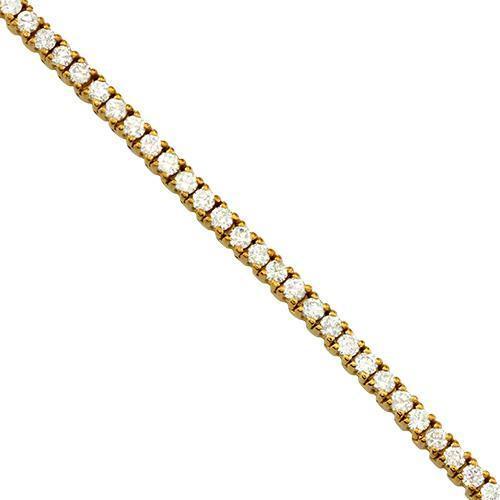 Diamond Tennis Bracelet in 14k Yellow Gold 7.77 Ctw