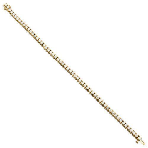 Diamond Tennis Bracelet in 14k Yellow Gold 7.77 Ctw