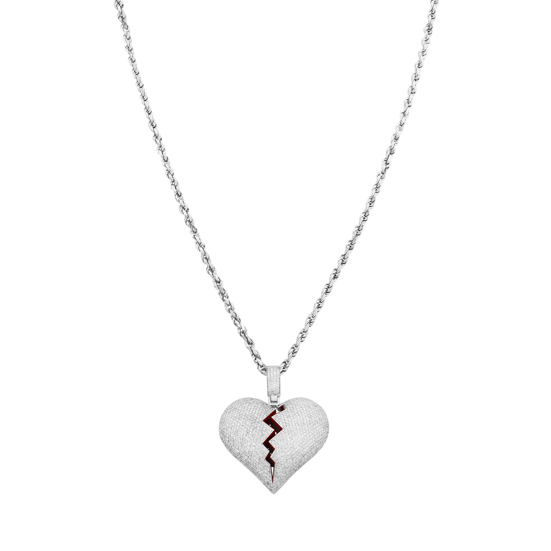 Broken Heart Necklace Set [Two Pendants] | FARUZO