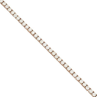 Thumbnail for 14k Rose Gold Tennis Chain 20 Inches 14.31 Ctw