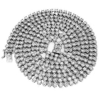 Thumbnail for 14K White Gold Mens Diamond Chain 33.00 Ctw