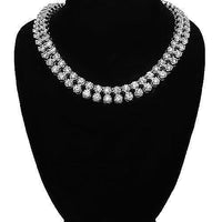 Thumbnail for 14K White Gold Mens Diamond Chain 33.00 Ctw