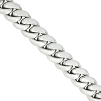 Thumbnail for Diamond Cuban Link Chain in 14k White Gold 17 inches 21.11 Ctw 14.5 mm