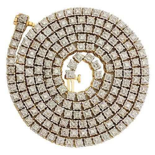 10k Gold Diamond Tennis Chain mm - Main Image
