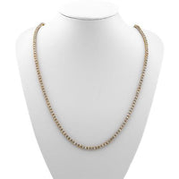 Thumbnail for Yellow Gold / 18 inches - 31.9 grams - 2.5 Ctw Diamond Tennis Chain in 14k Yellow Gold 26.5 inches 3.69 Ctw 4 mm