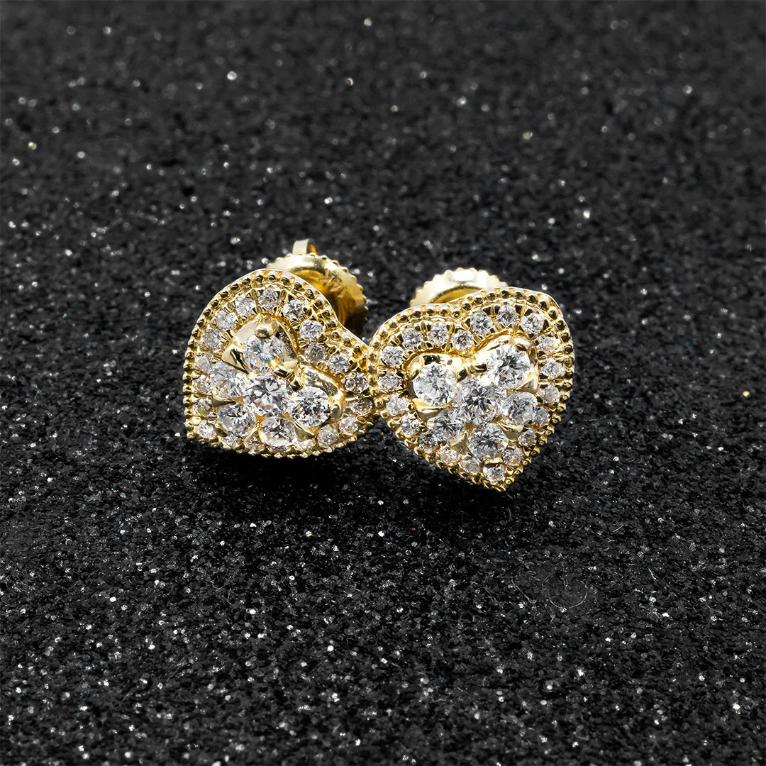 Honey Love Diamond Earrings Online Jewellery Shopping India | Rose Gold 14K  | Candere by Kalyan Jewellers