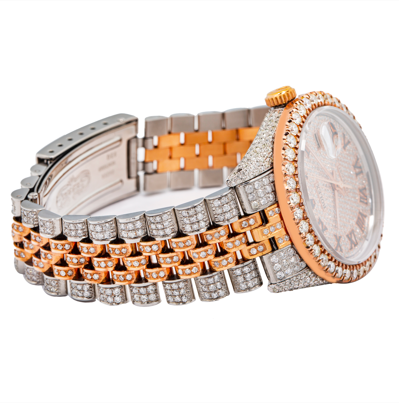 Diamond Two Tone Rolex Datejust 36mm 15ctw – Avianne Jewelers