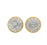 Thumbnail for Yellow 14k Yellow Gold Diamond Stud Earrings 0.85ctw