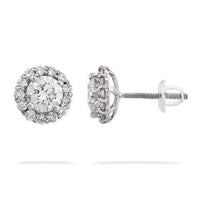 Thumbnail for 14k White Gold Diamond Earrings 2.29ctw