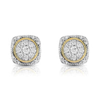 Thumbnail for 14K YELLOW GOLD DIAMOND STUD EARRINGS 0.35 CTW