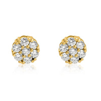 Thumbnail for Diamond Earrings in 14k Yellow Gold 3.50 Ctw