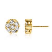Thumbnail for Yellow Diamond Earrings in 14k Yellow Gold 3.50 Ctw