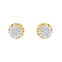 Thumbnail for Diamond Stud Earrings in 10k Yellow Gold .54 Ctw