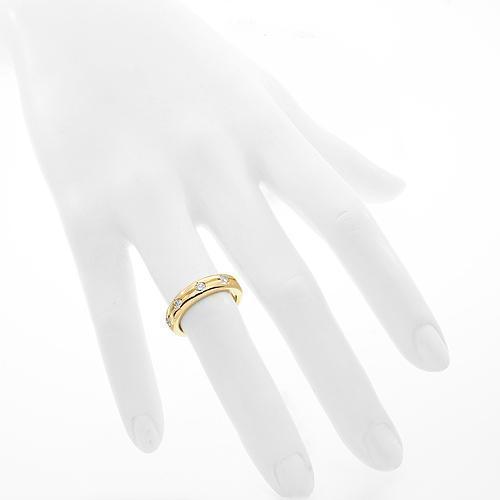 18K Solid Yellow Gold Womens Diamond Eternity Ring Band 1.05 Ctw