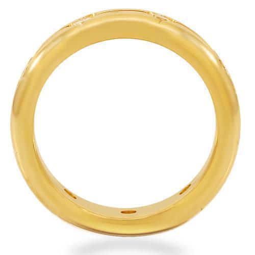 18K Solid Yellow Gold Womens Diamond Eternity Ring Band 1.05 Ctw