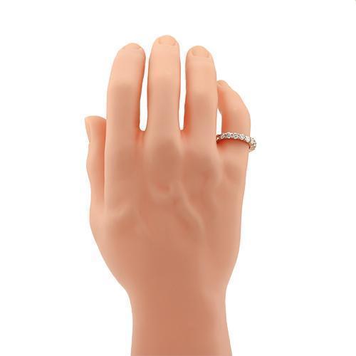 Diamond Eternity Band in 14k Rose Gold 3.88 Ctw