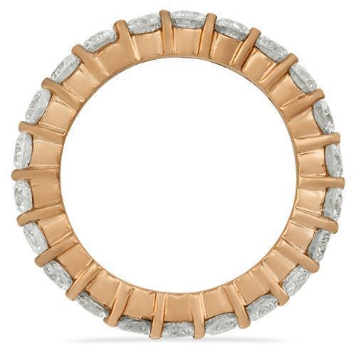 Diamond Eternity Band in 14k Rose Gold 4.25 Ctw